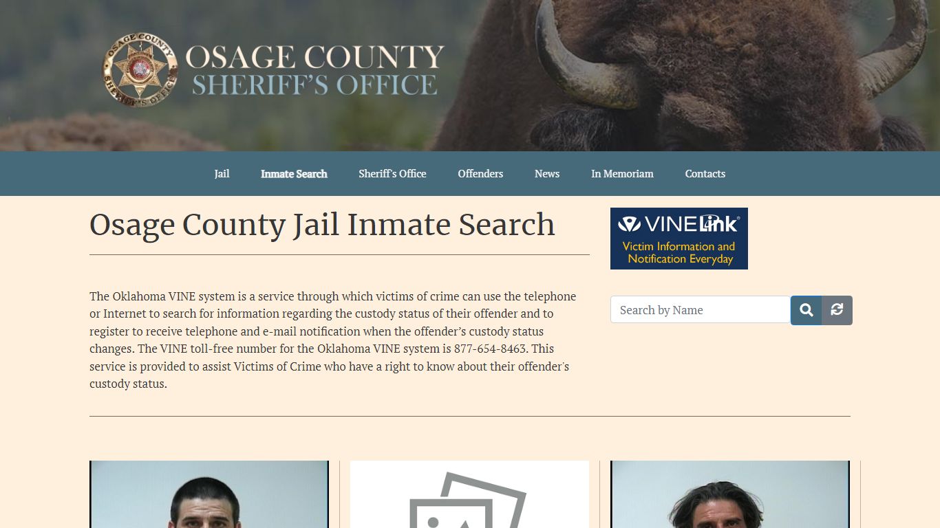 Inmate Search - Osage County Jail