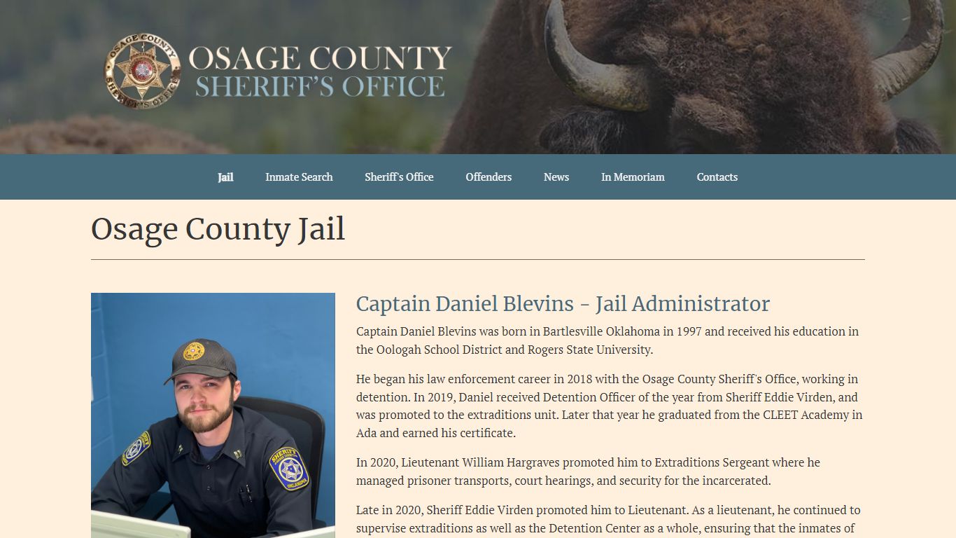 Osage County Jail - Osage County Sheriff's Office OK